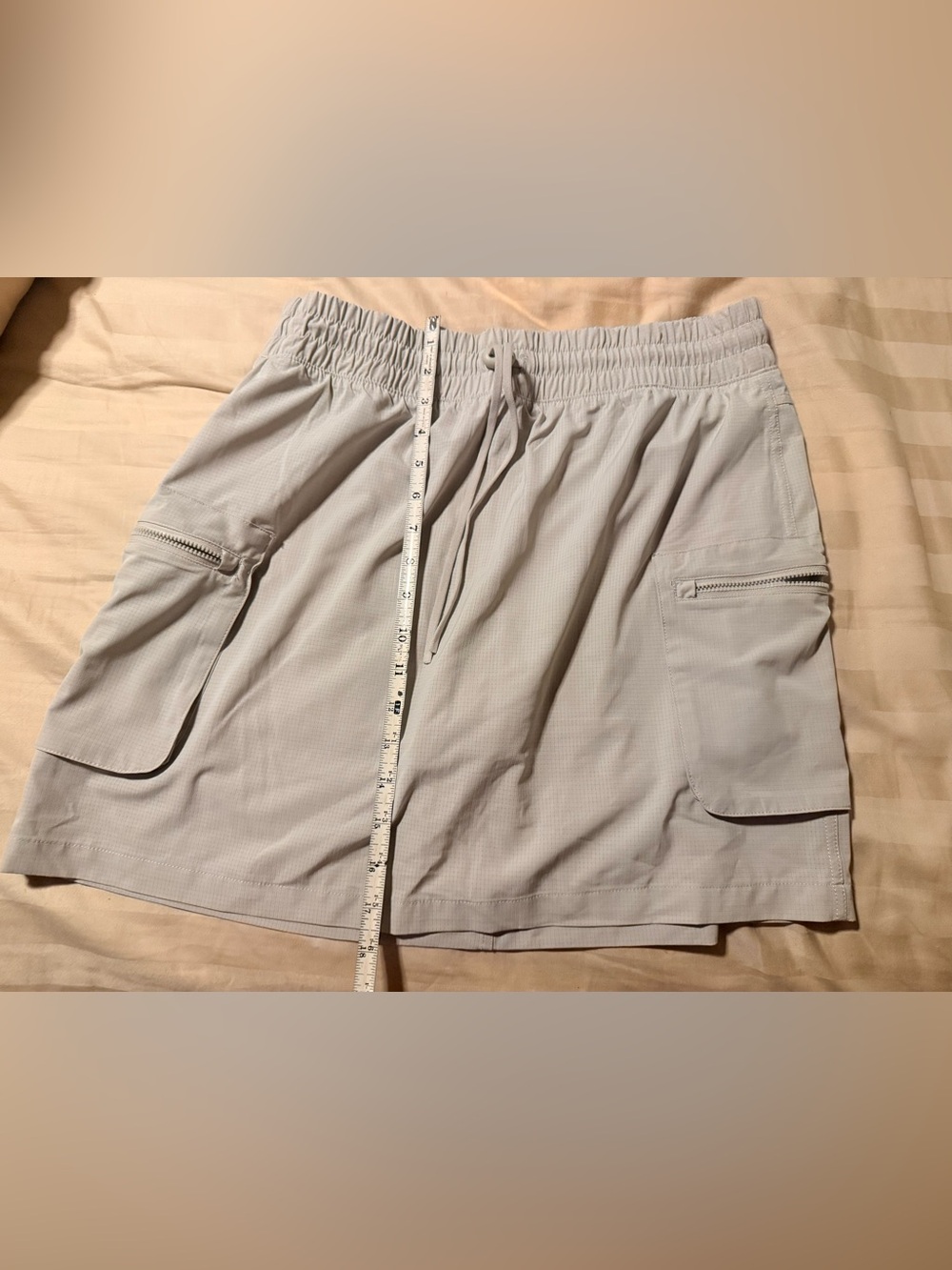 Apana Elastic Waist Tan skort